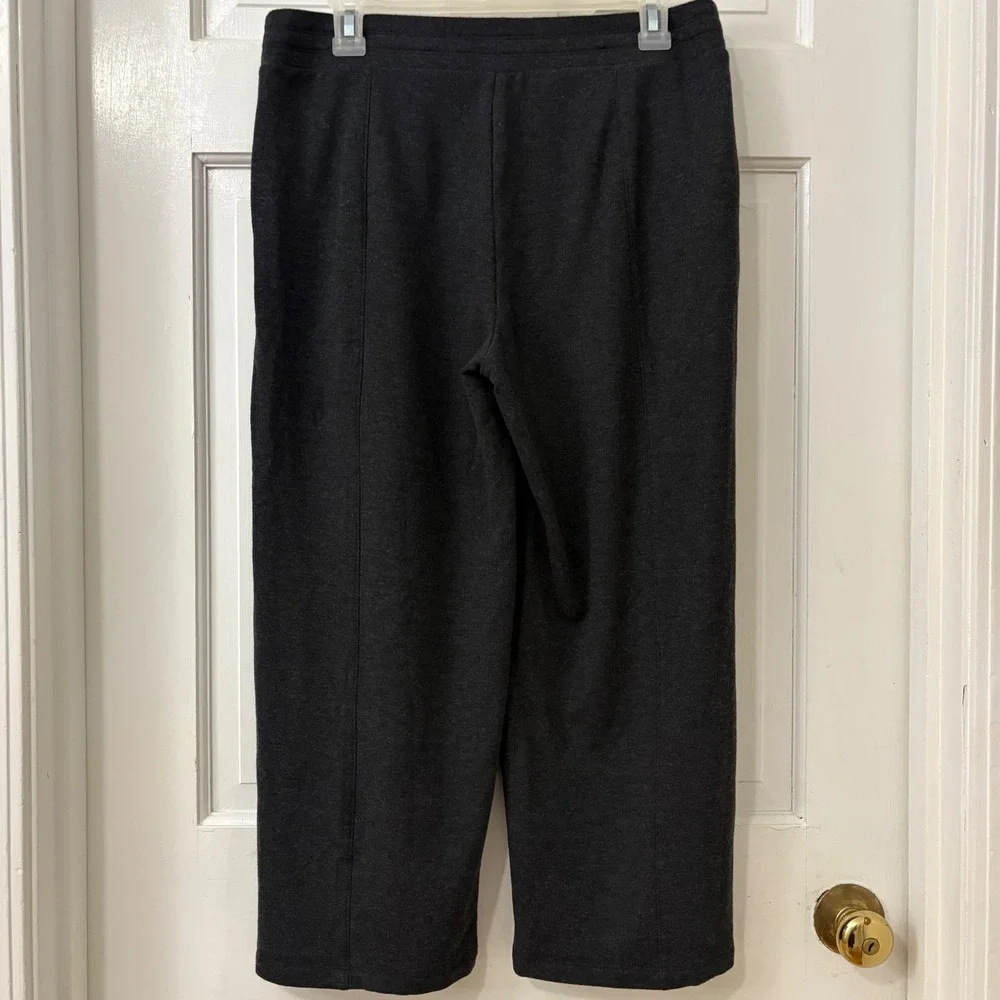 J. Jill Fit Wide Leg Pants SP Petite Pull On Cropped Career Athleisure Capsule